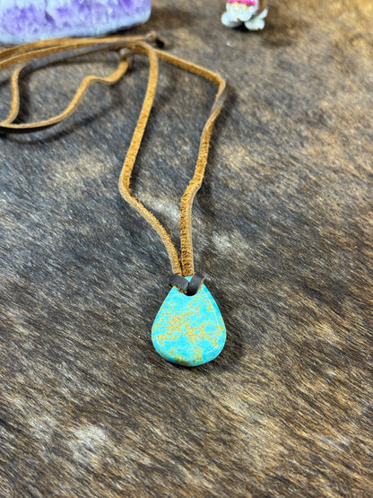 Kingman Leather Necklace