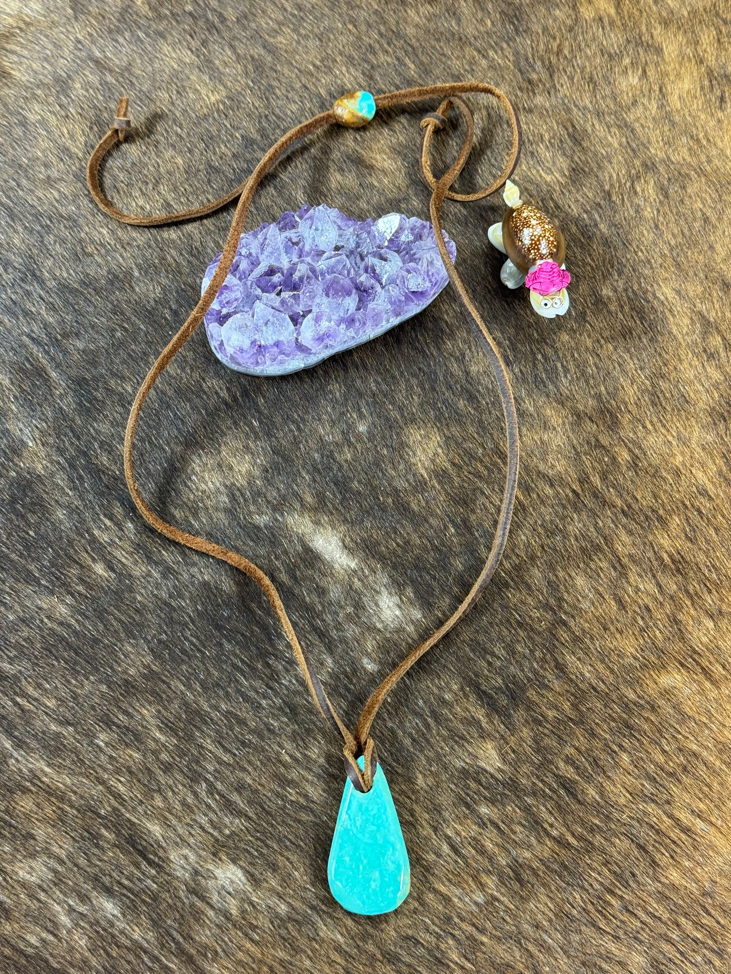 Kingman Leather Necklace