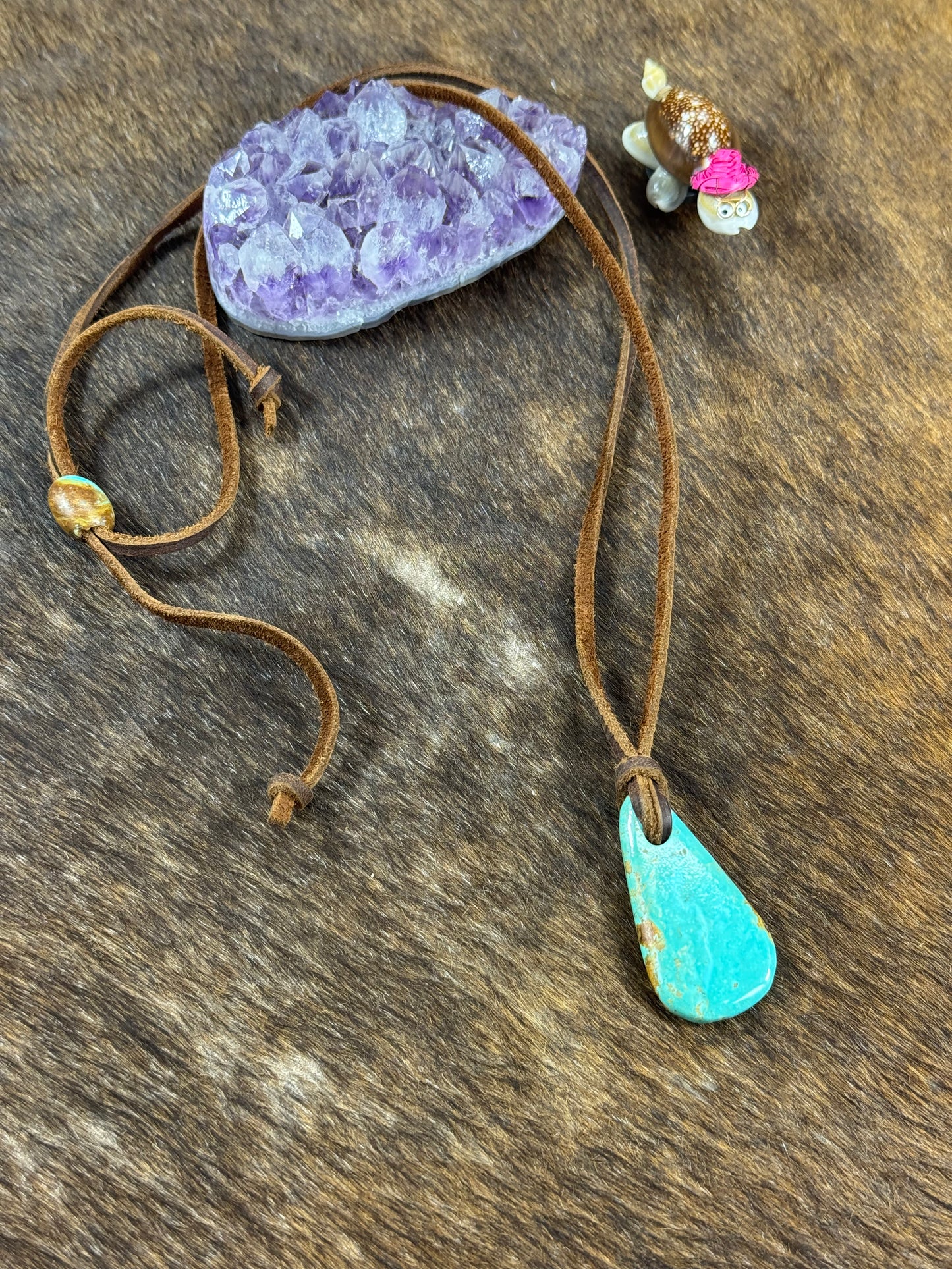Kingman Leather Necklace