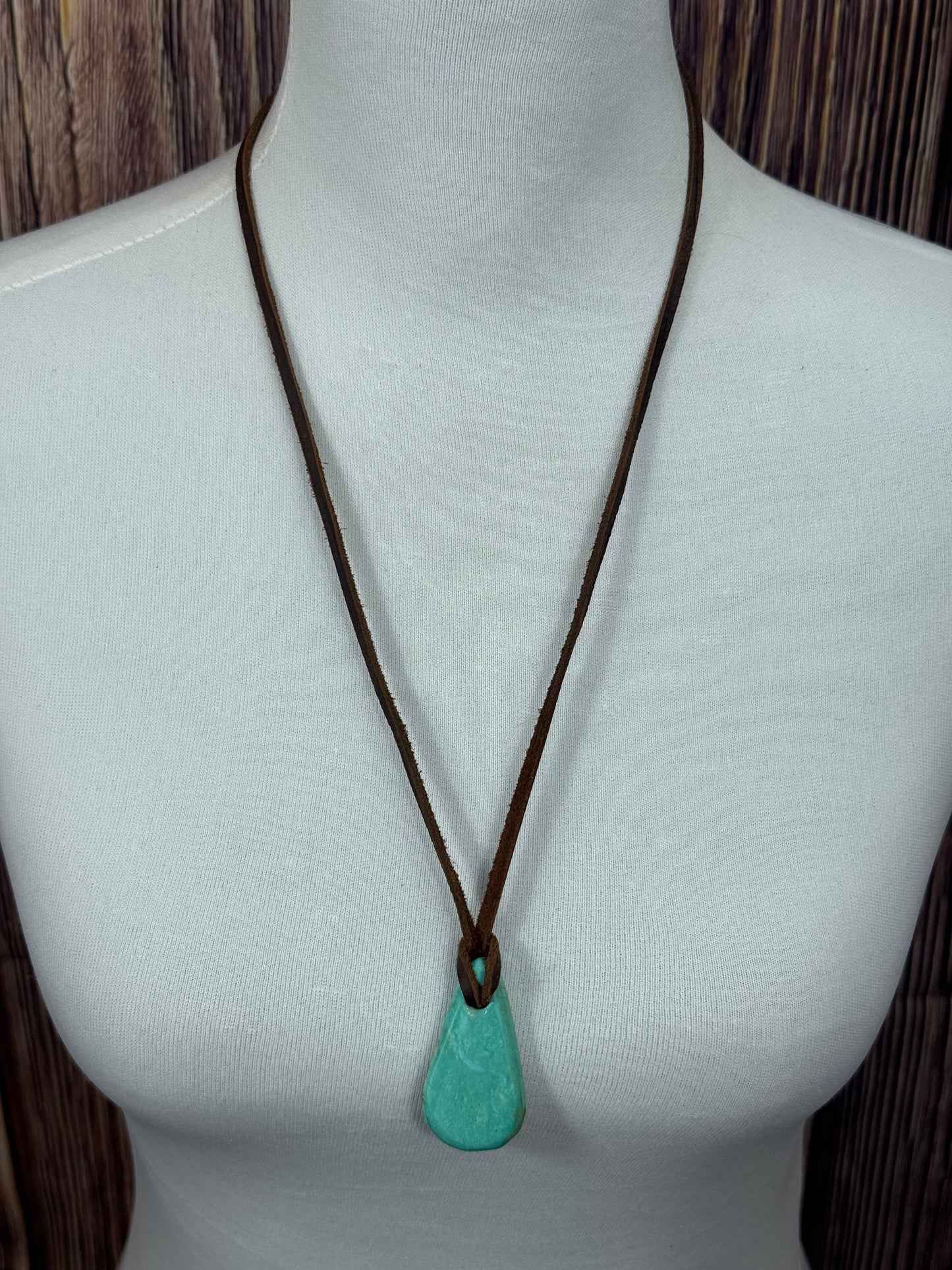 Kingman Leather Necklace