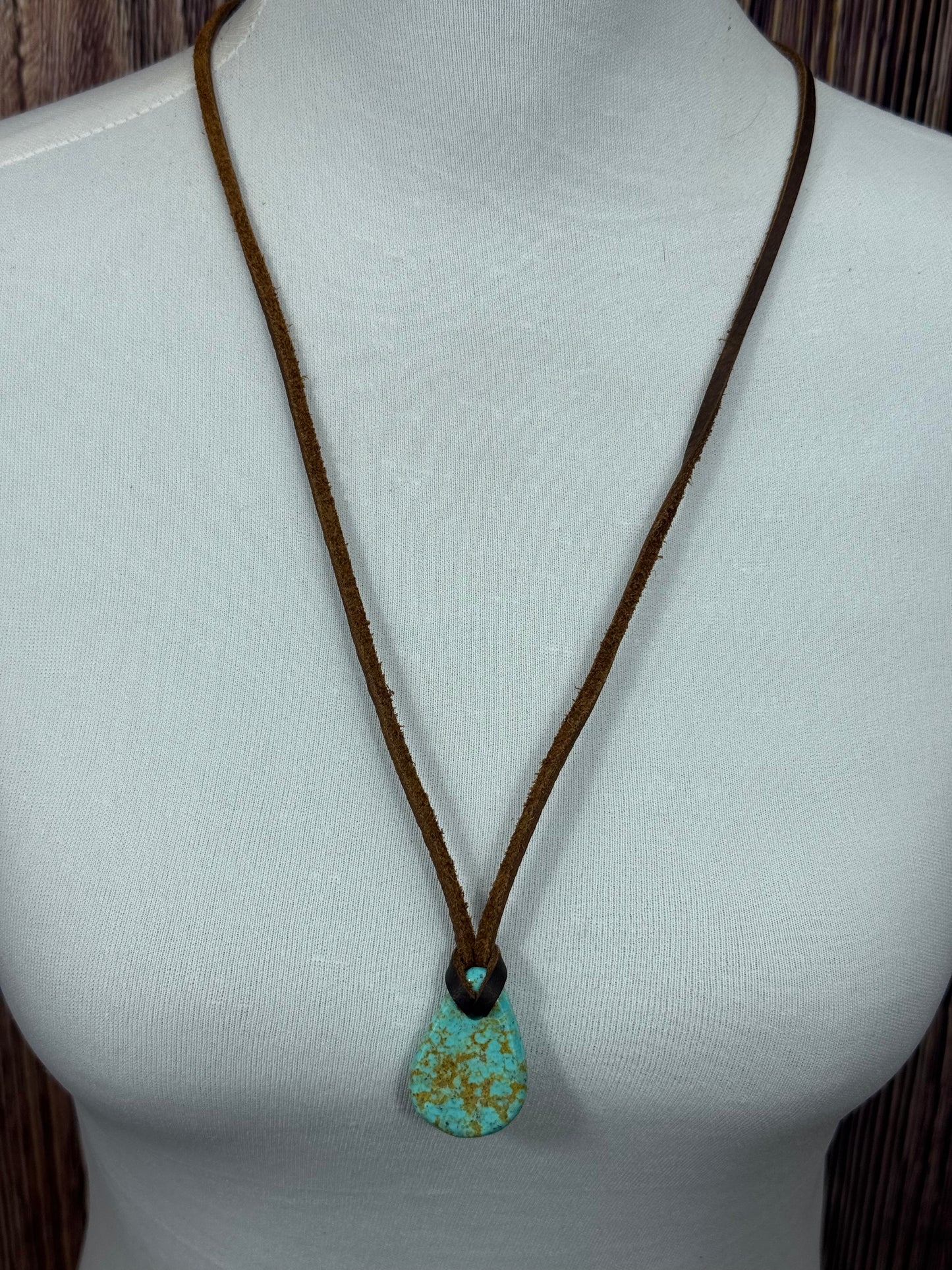 Kingman Leather Necklace