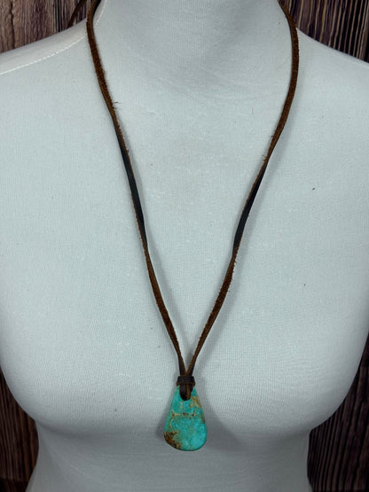 Kingman Leather Necklace