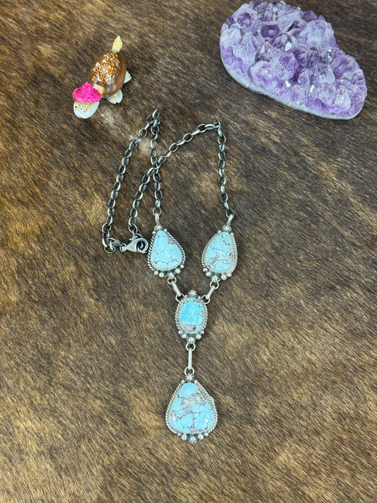 Golden Hills Lariat Necklace