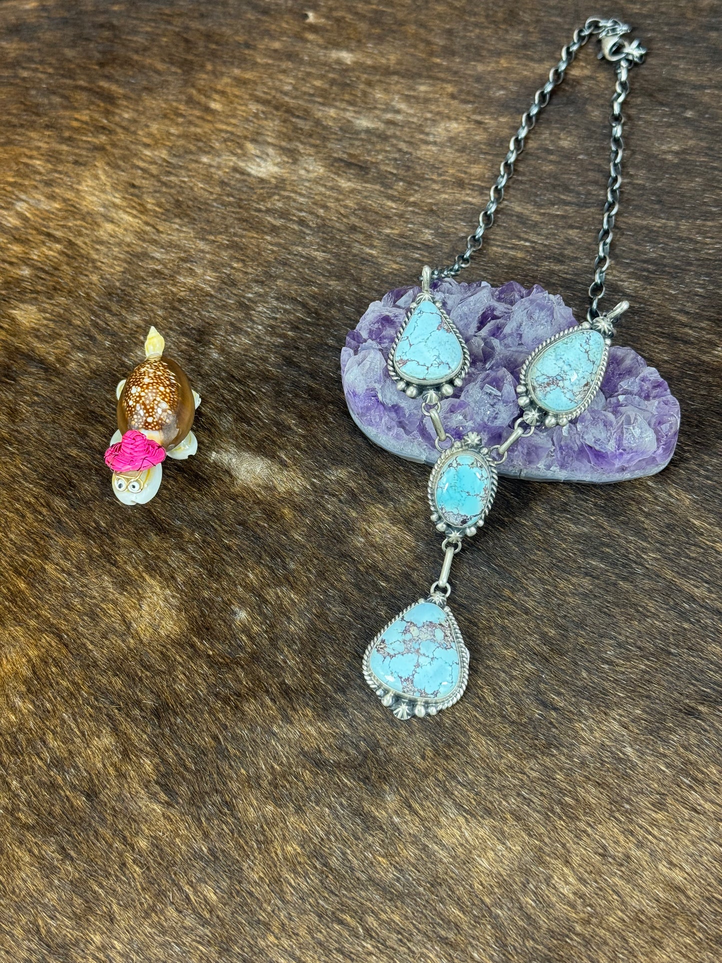 Golden Hills Lariat Necklace