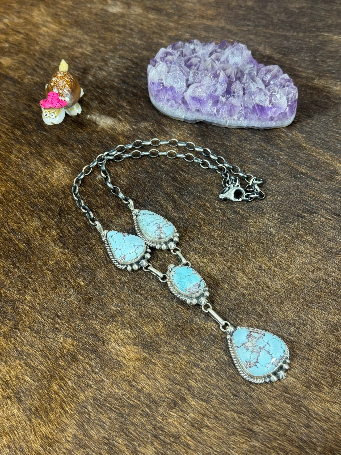 Golden Hills Lariat Necklace