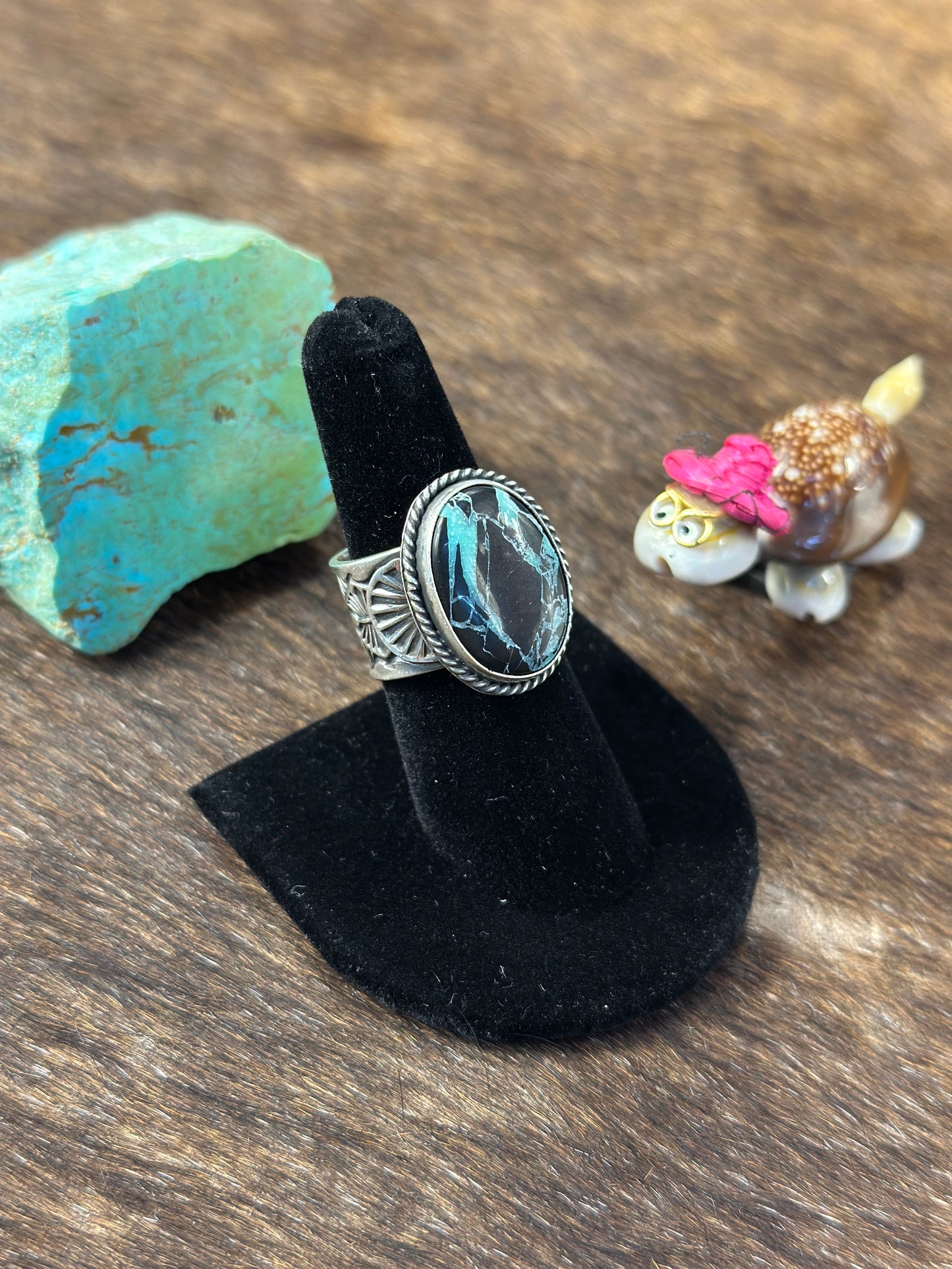 Sunshine Black Jack Ring