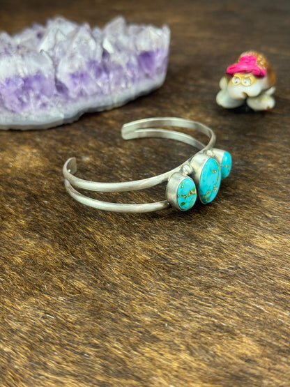 Sonoran Sterling Silver 3 Stone Bracelet