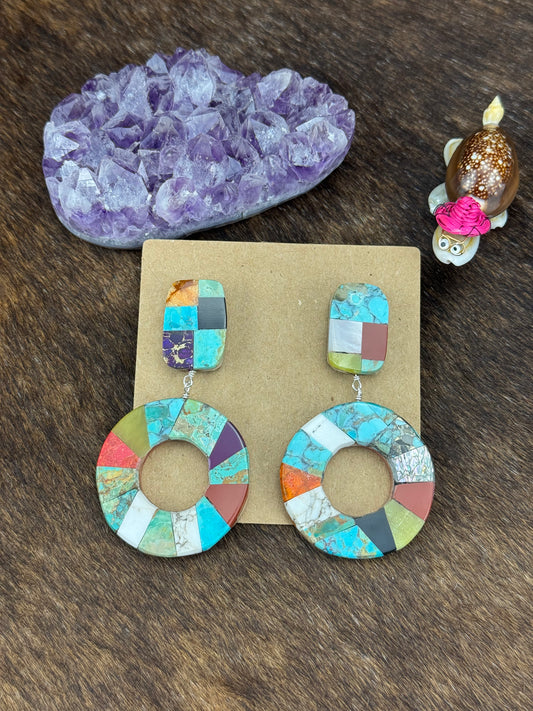 Kingman Turquoise Multicolor Earring