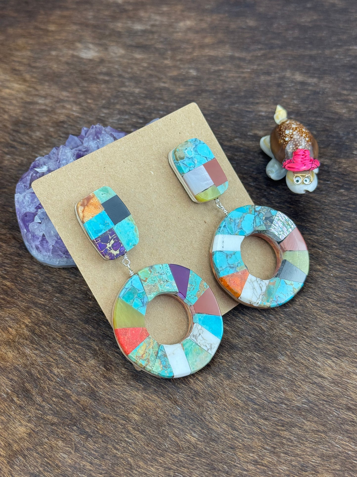 Kingman Turquoise Multicolor Earring