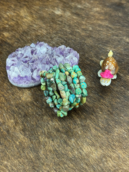 Kingman Turquoise Stretch Bracelet