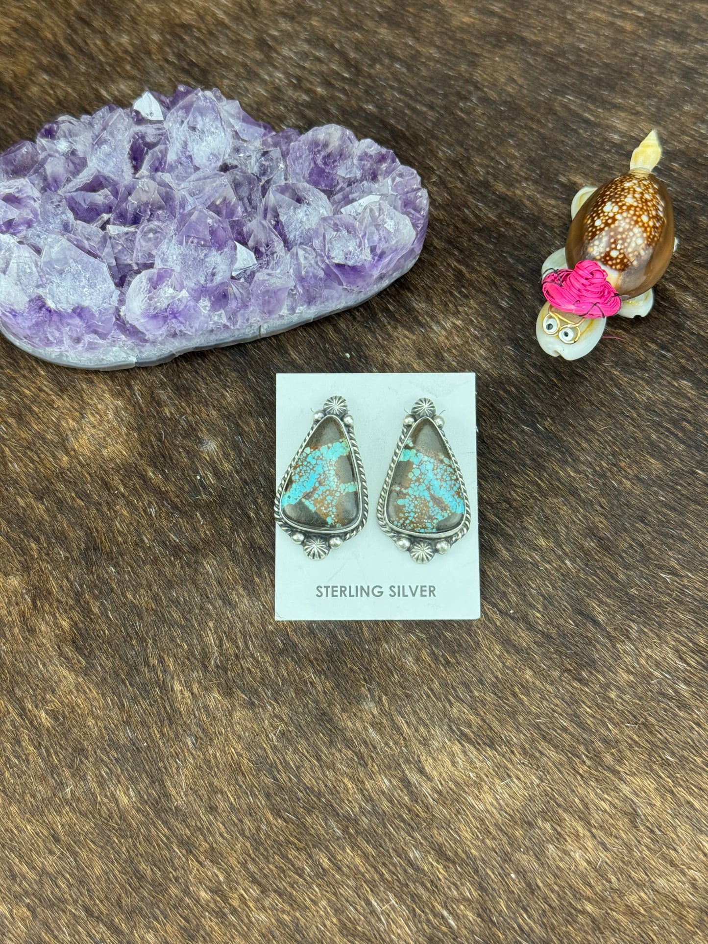 Black Jack Stud Earring