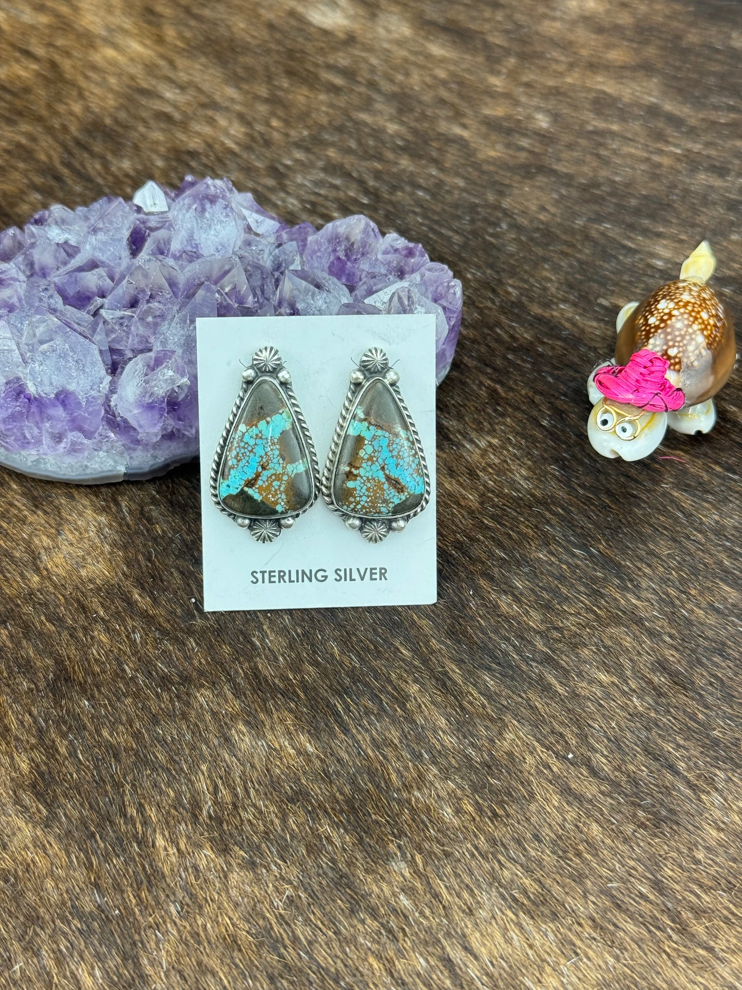 Black Jack Stud Earring