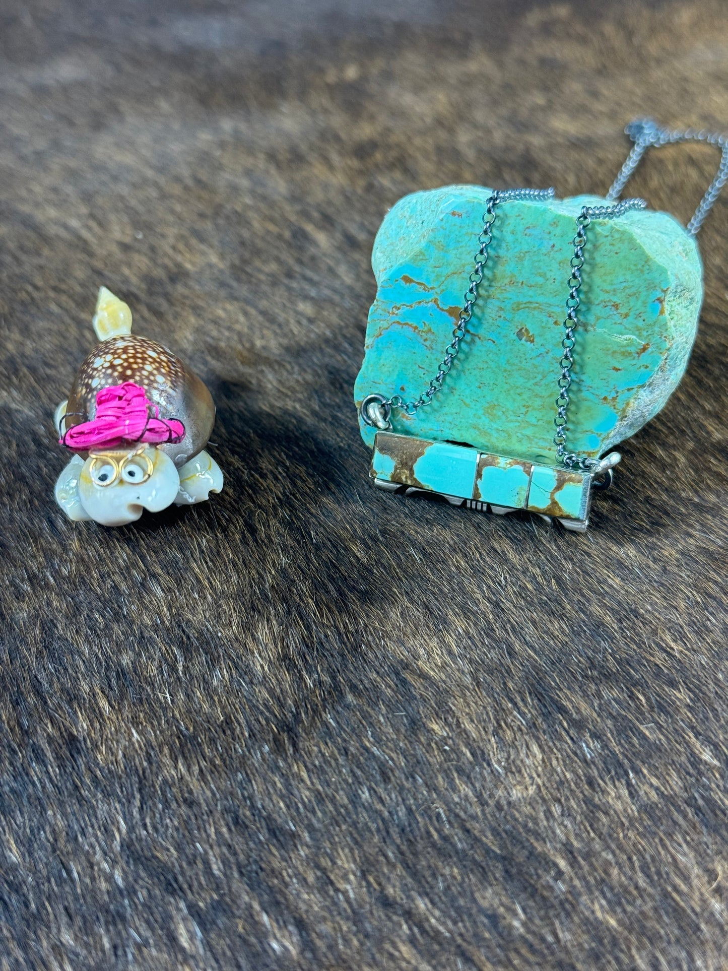 #8 Turquoise Bar Necklace