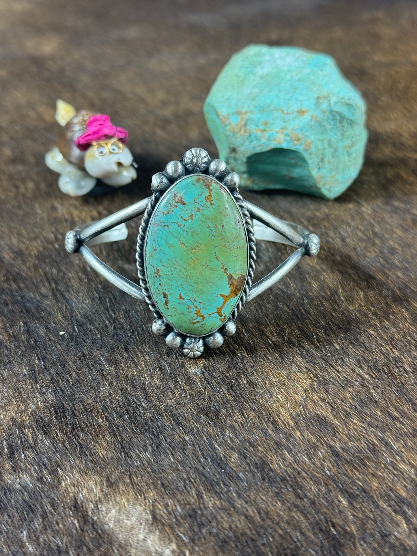 Kingman Large Stone Cuff