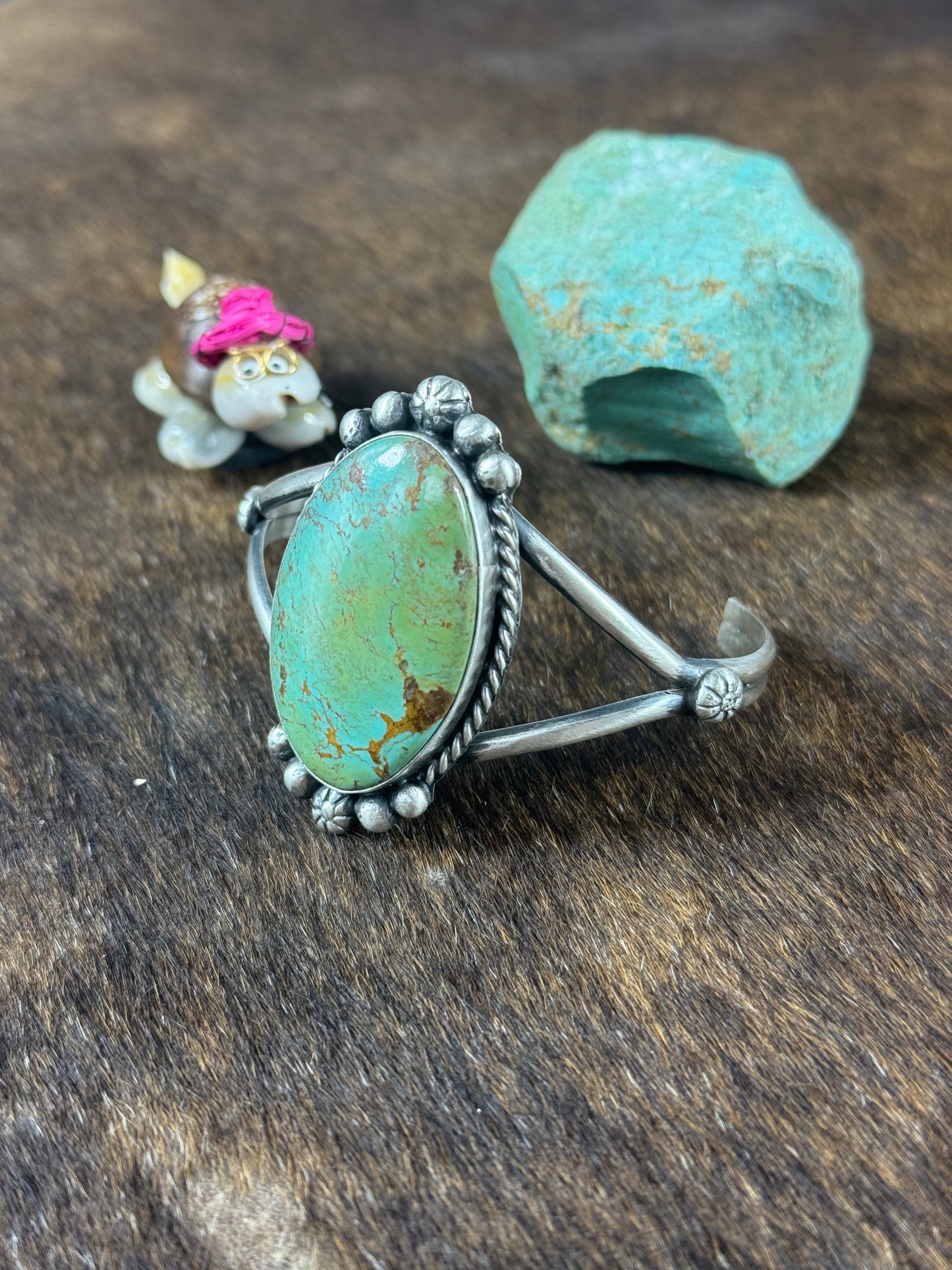 Kingman Large Stone Cuff