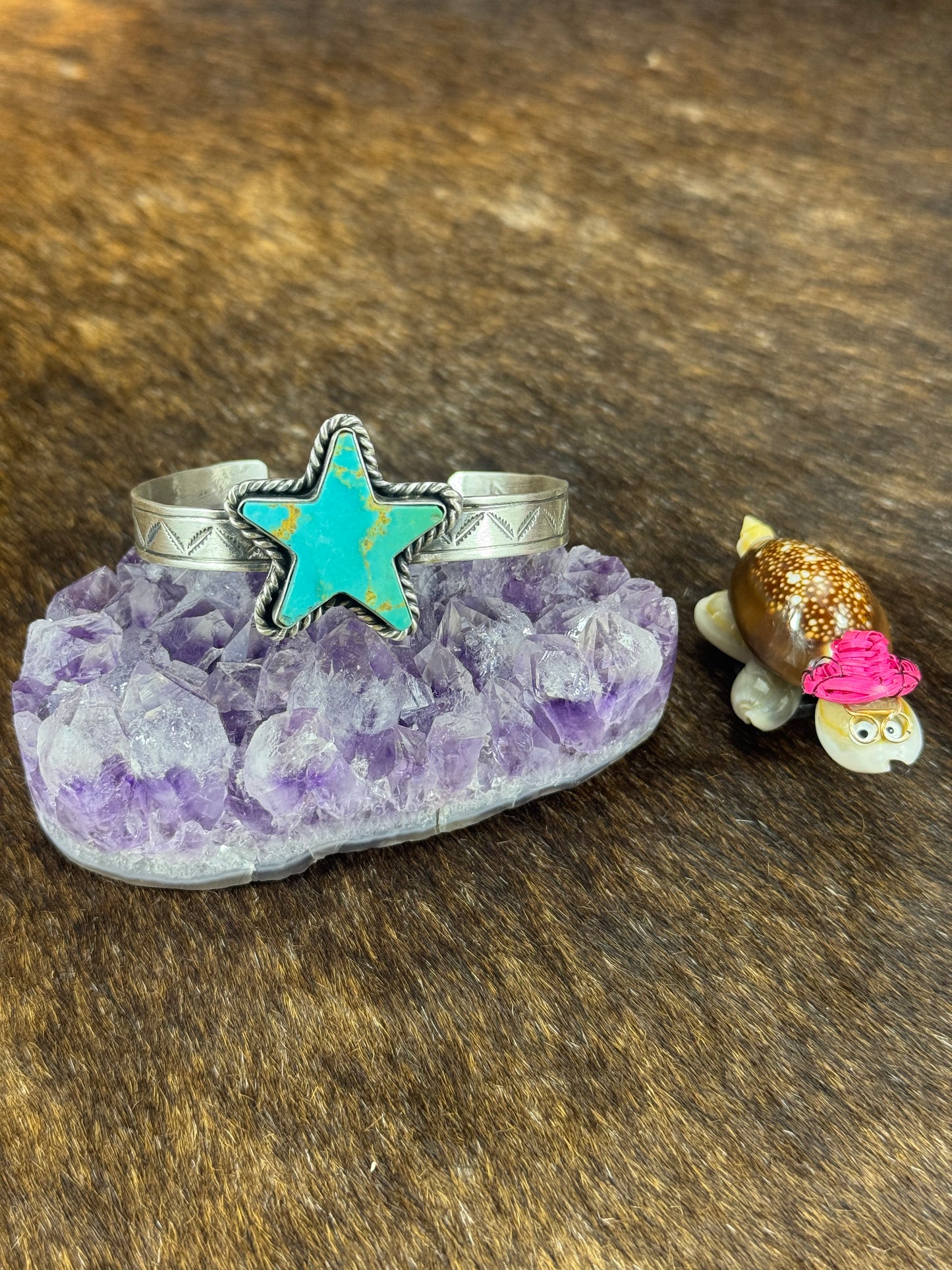 Green Kingman Turquoise Star Bracelet