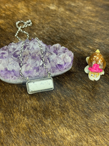 White Buffalo Bar Neckalce