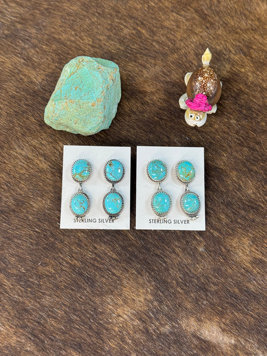 Kingman Two Stone Earring