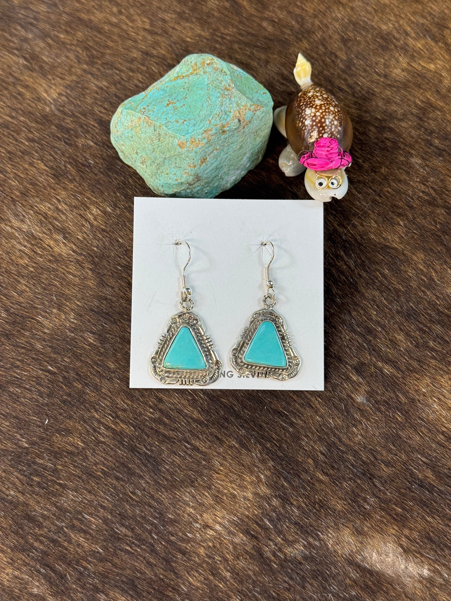 Kingman Triangle Earring