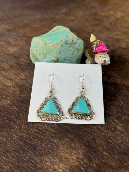 Kingman Triangle Earring