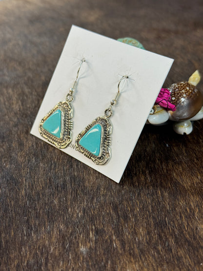 Kingman Triangle Earring