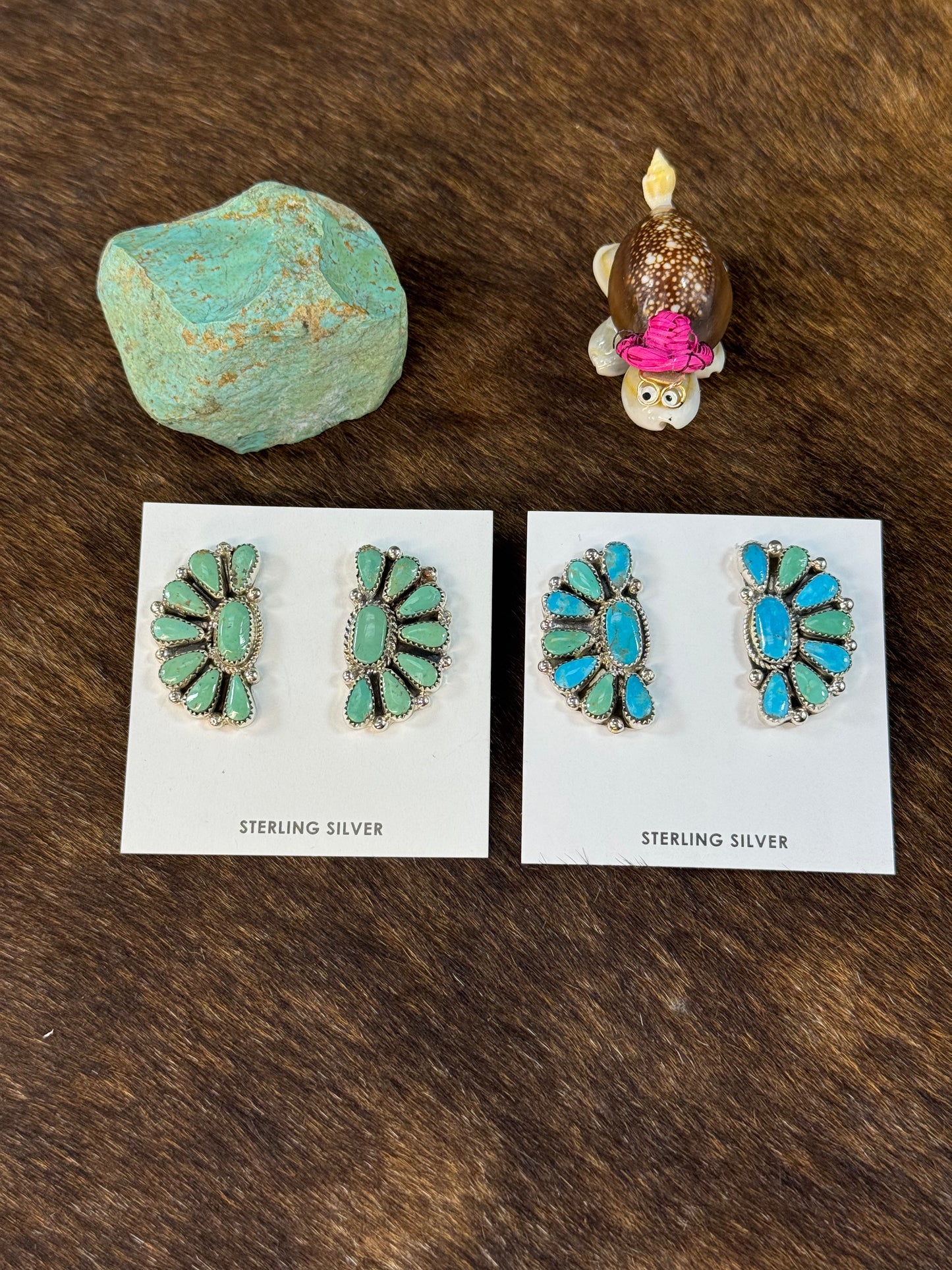 Kingman Half Cluster Earring