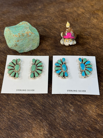 Kingman Half Cluster Earring