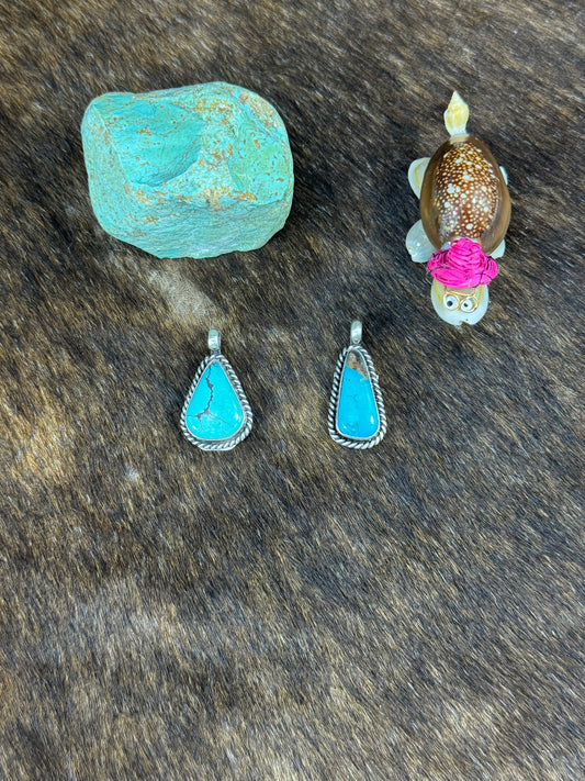 Kingman Turquoise Small Pendant