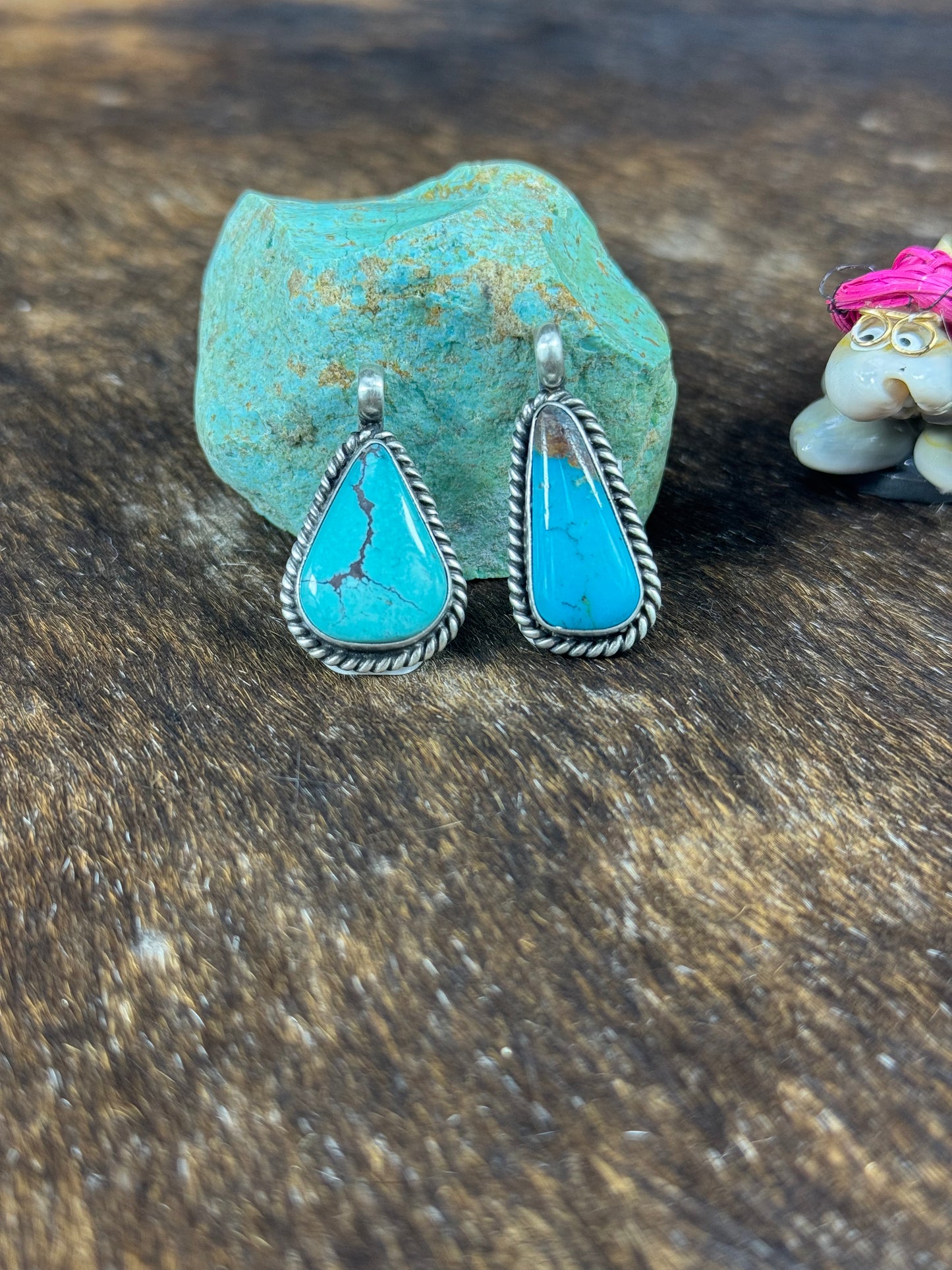 Kingman Turquoise Small Pendant