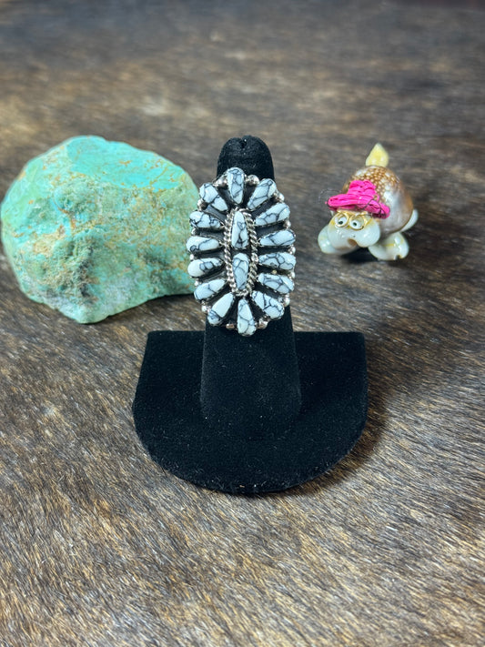 Magnesite Cluster Ring