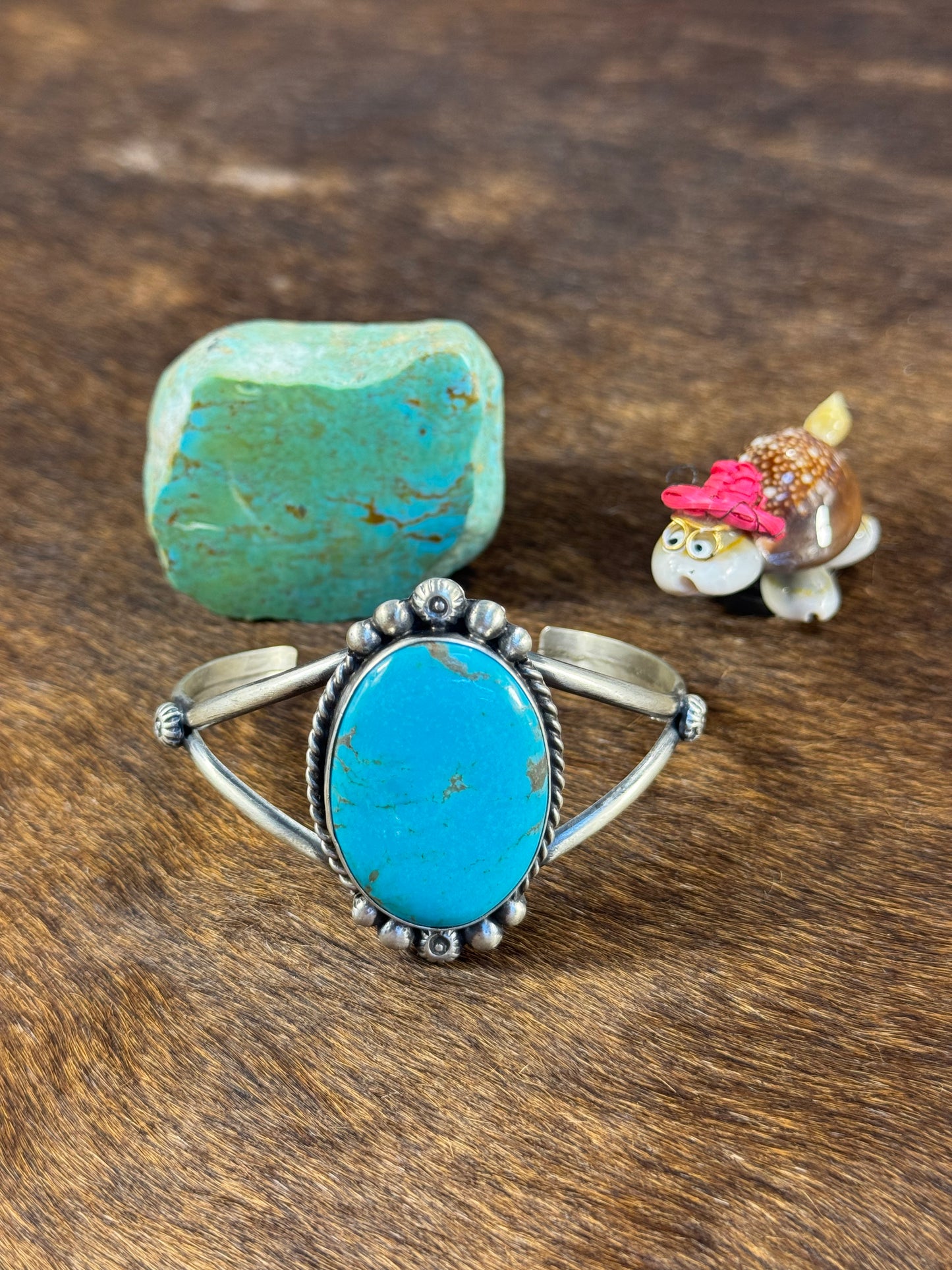 Kingman single stone bracelet