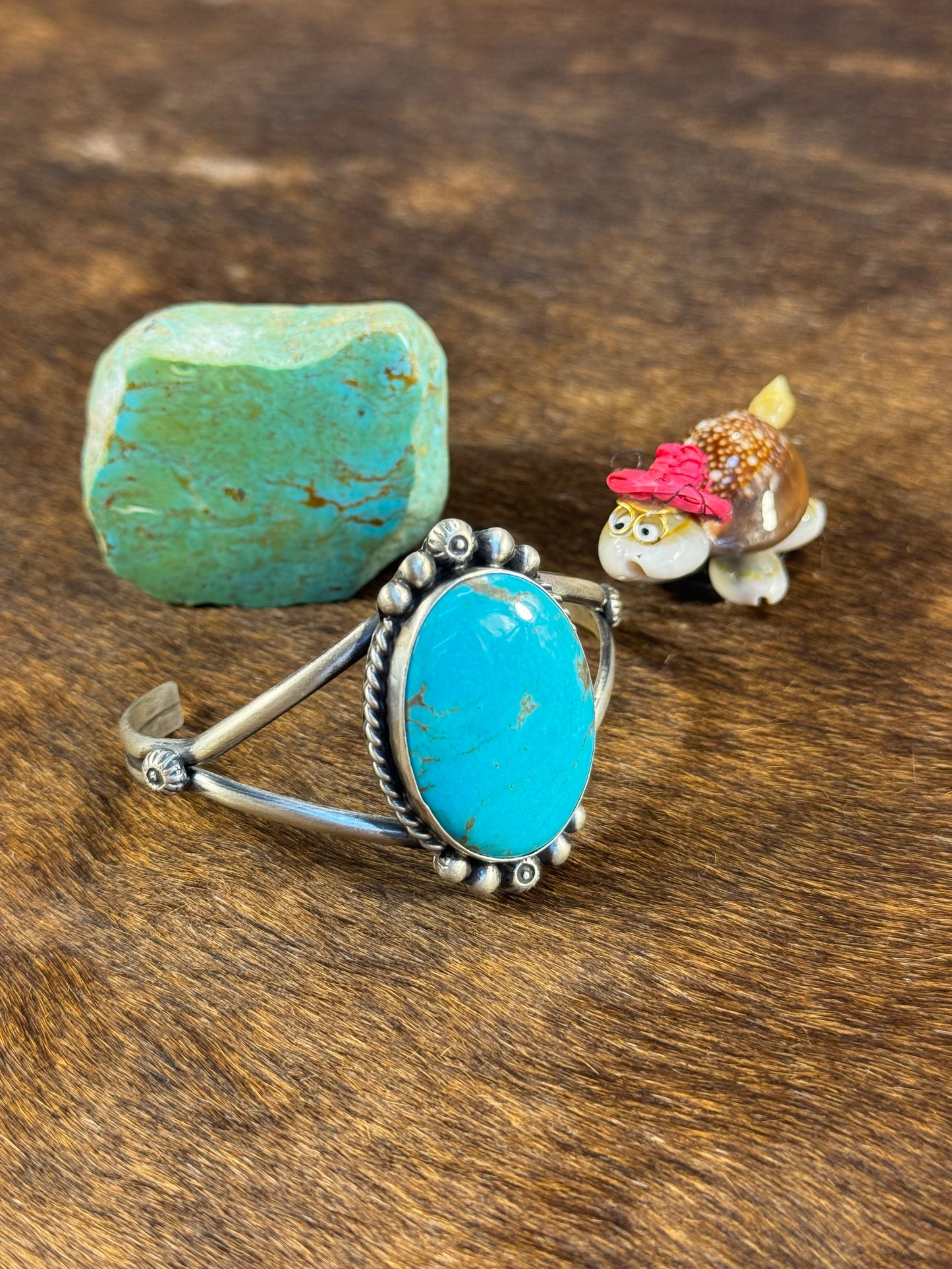 Kingman single stone bracelet