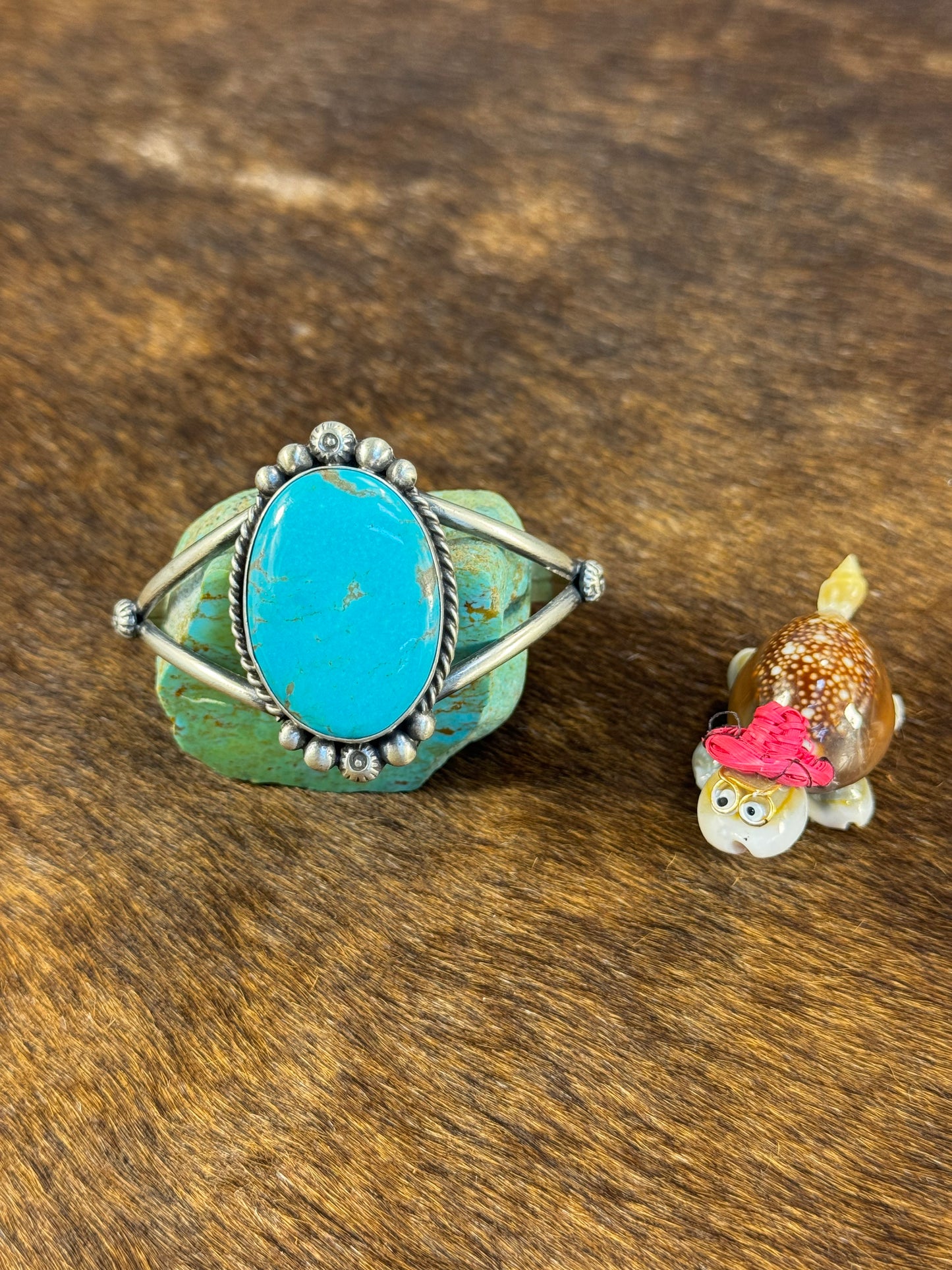 Kingman single stone bracelet