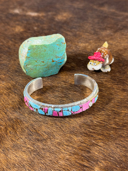 Cotton Candy Inlay Bracelet