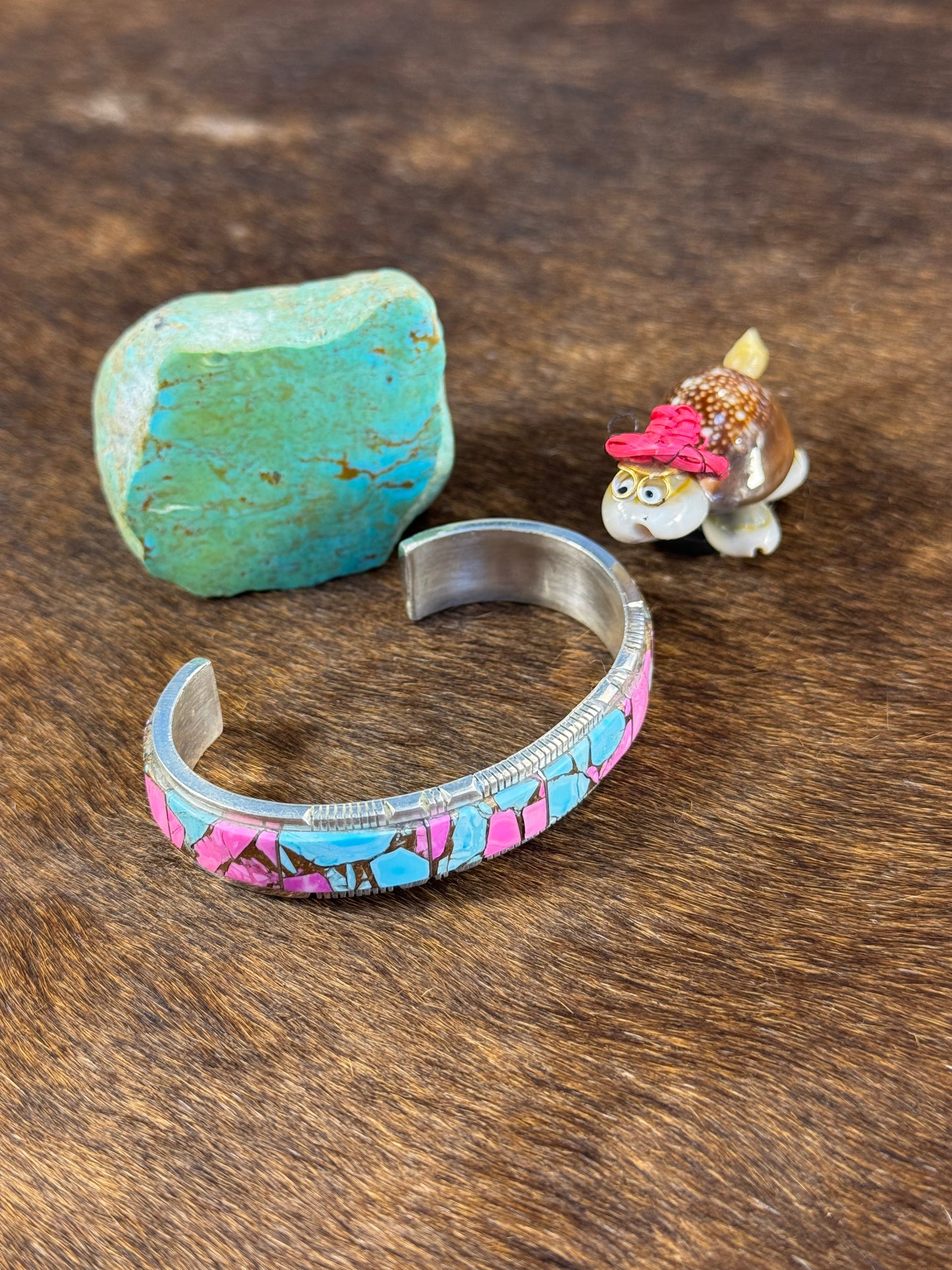 Cotton Candy Inlay Bracelet