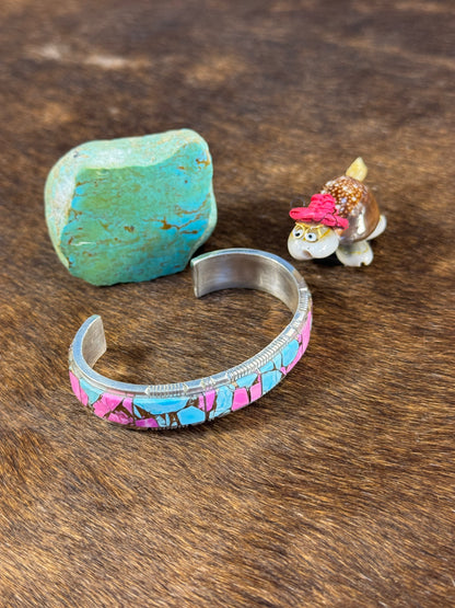 Cotton Candy Inlay Bracelet