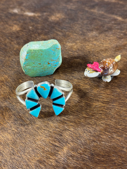 Kingman Turquoise Naja Bracelet