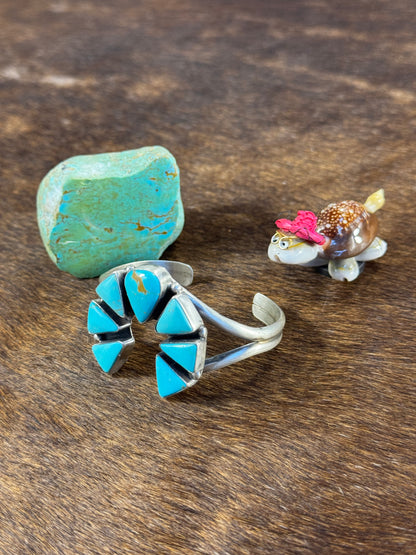 Kingman Turquoise Naja Bracelet