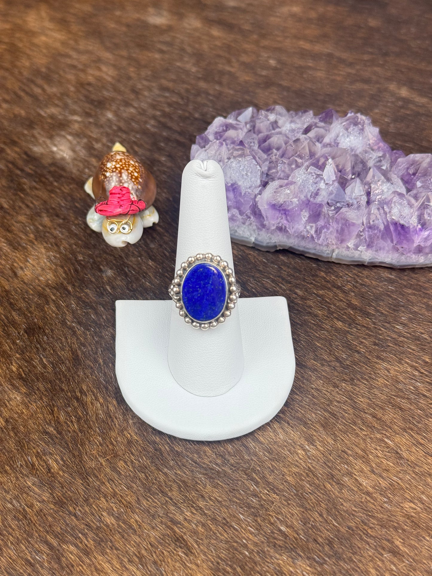 White Buffalo Circle Ring