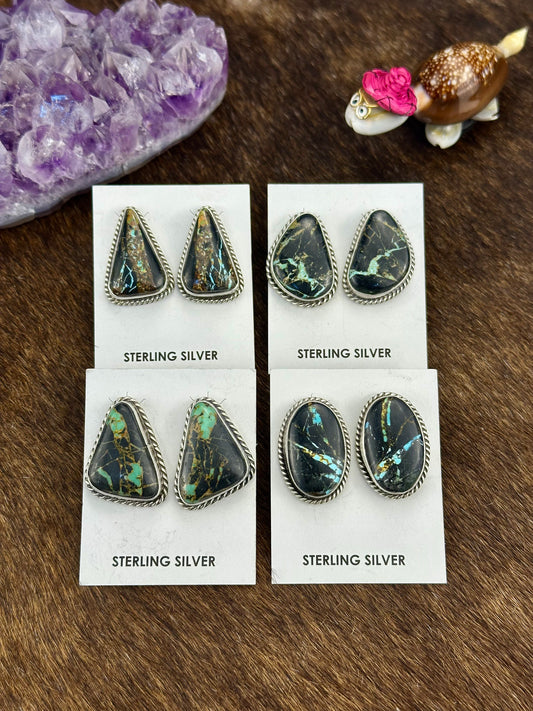 Black Jack Stud Earring