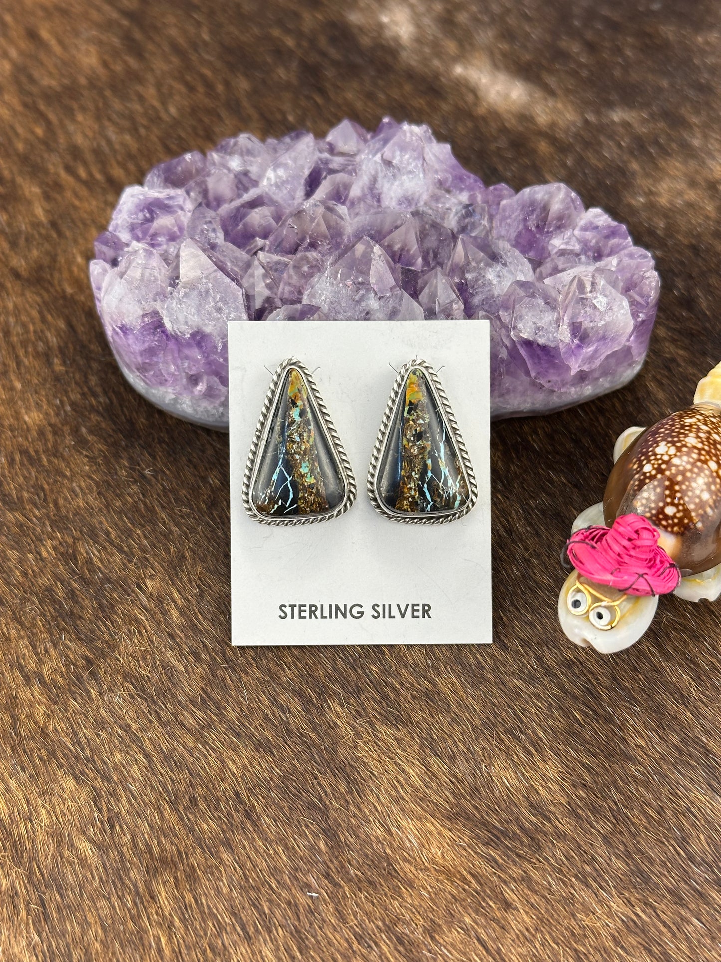Black Jack Stud Earring