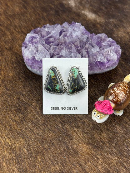 Black Jack Stud Earring
