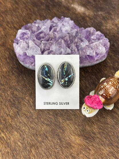 Black Jack Stud Earring