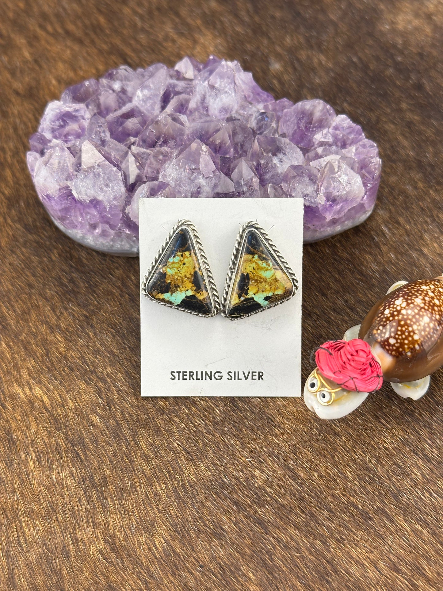 Black Jack Stud Earring