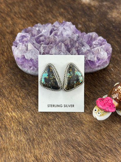 Black Jack Stud Earring