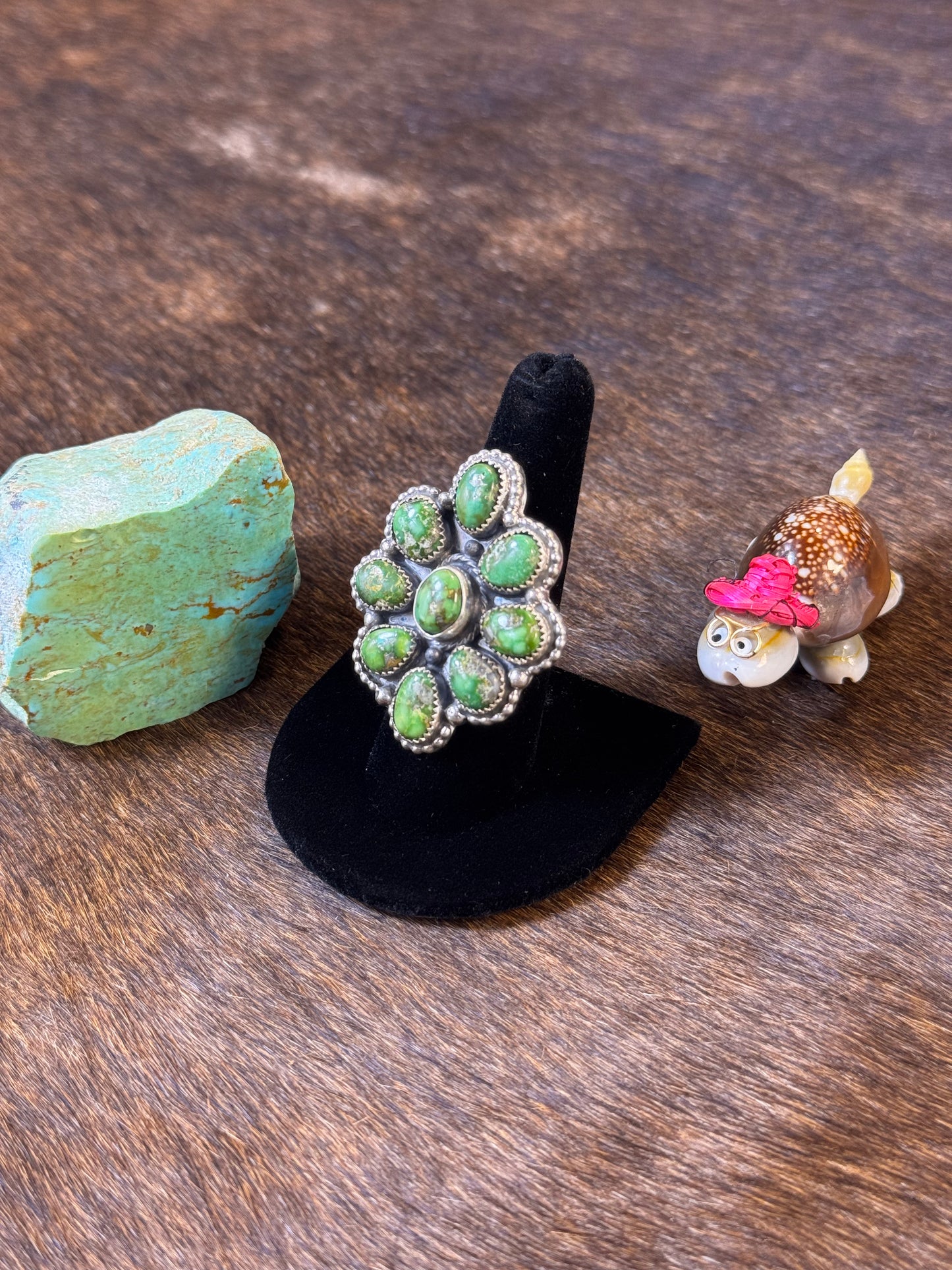 Sonoran Turquoise Cluster Ring