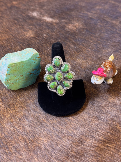Sonoran Turquoise Cluster Ring