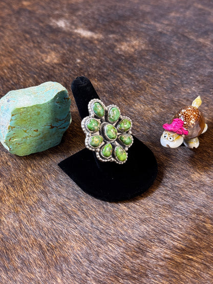 Sonoran Turquoise Cluster Ring