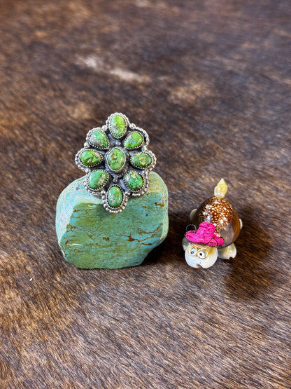 Sonoran Turquoise Cluster Ring