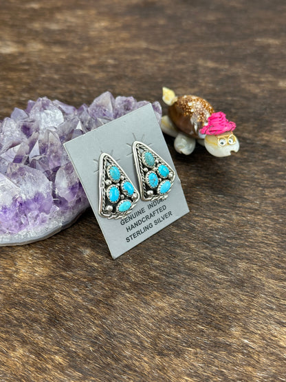Kingman Turquoise TREE Earring